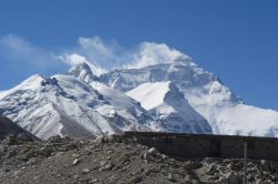 03 Blick aus dem Basislager zum Mount Everest